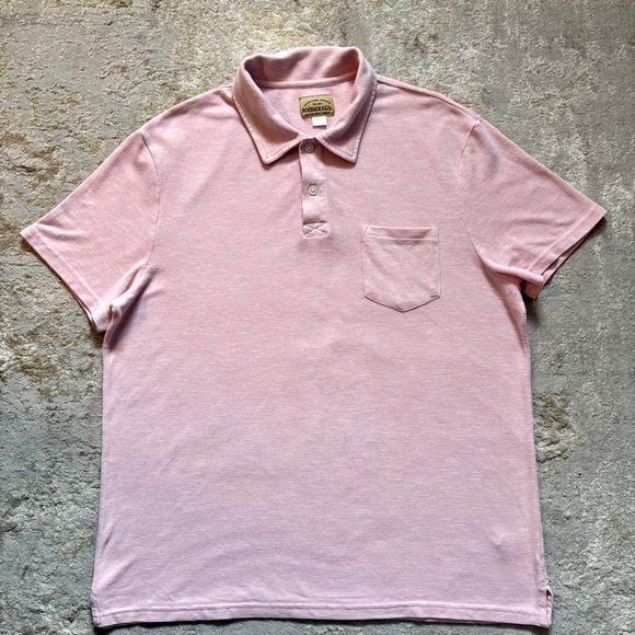 Roebuck & Co Men’s Pink Classic Polo Golf Shirt Size Xlarge - Picture 2 of 9